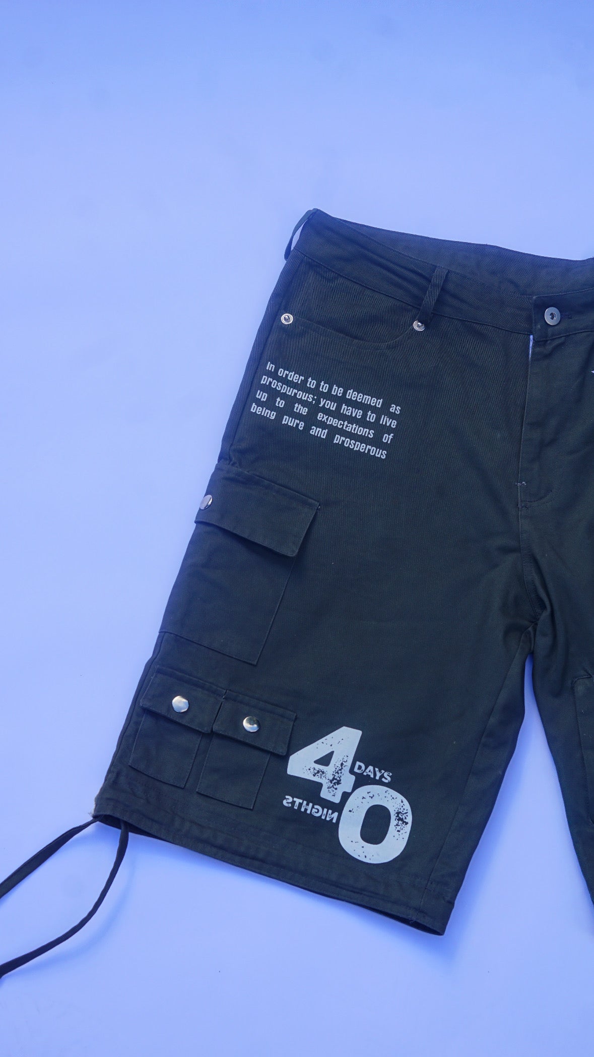 PROSPUROUS Oversized Cargo Shorts