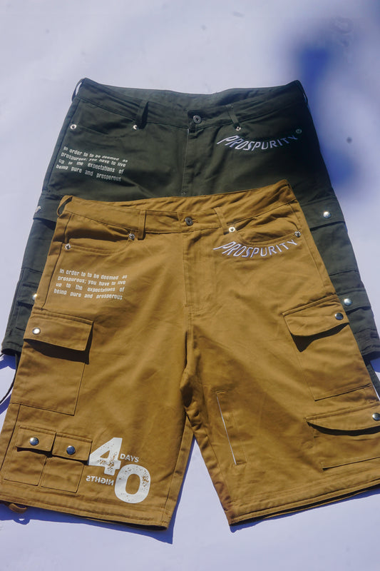 PROSPUROUS Oversized Cargo Shorts