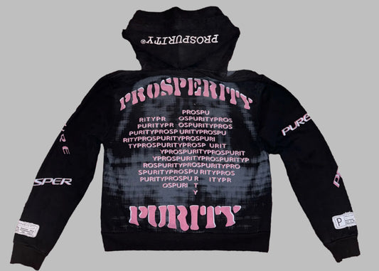 "The Beginning" Hoodie (Black & Pink)