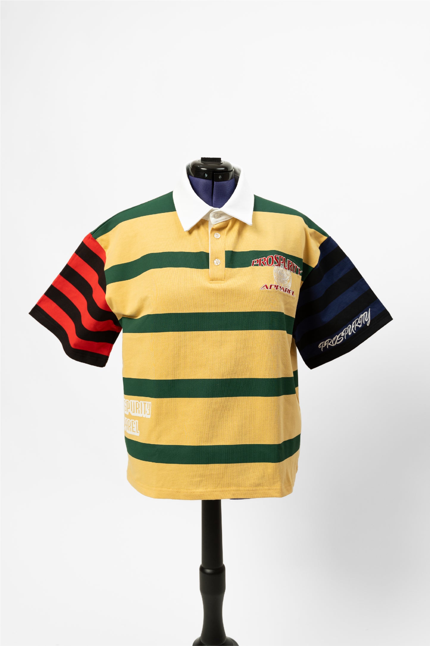 VIVID Rugby Shirt Yellow/ Green Body