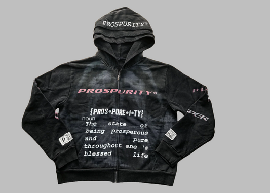 "The Beginning" Hoodie (Black & Pink)
