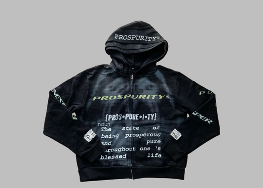 "The Beginning" Hoodie (Black & Green)