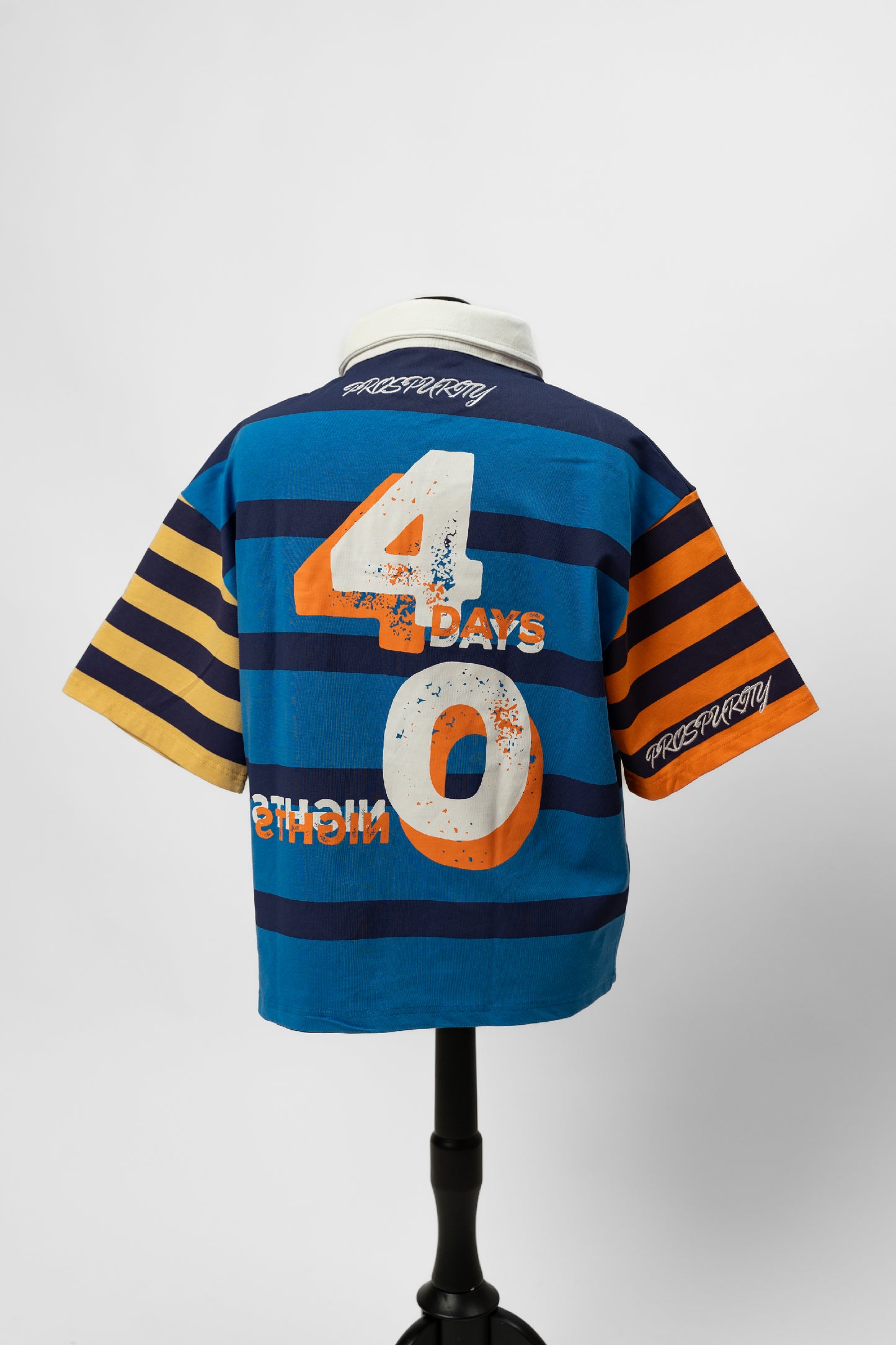 VIVID Rugby Shirt Dark Blue/ Light Blue Body
