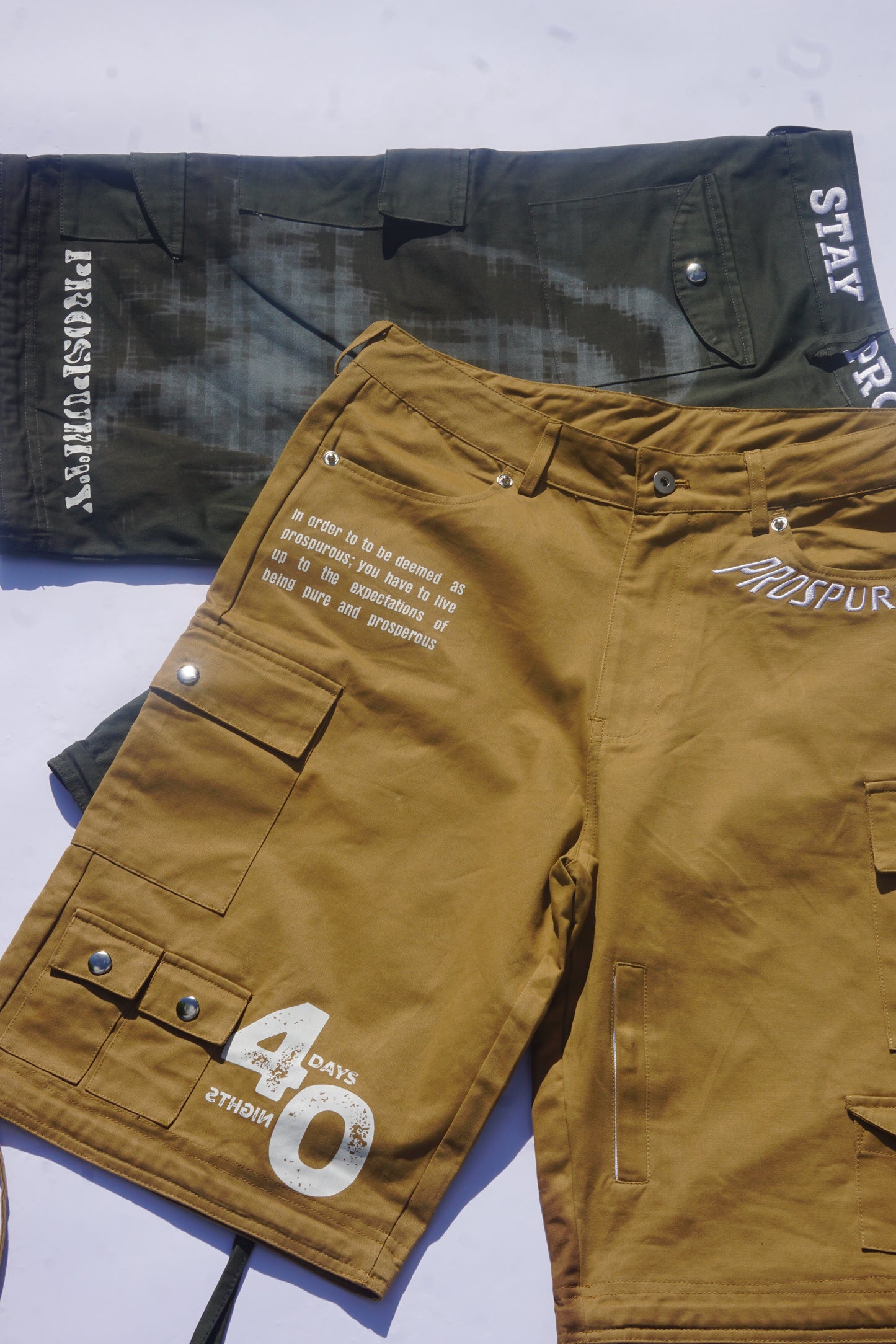 PROSPUROUS Oversized Cargo Shorts